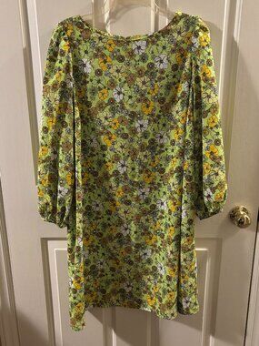 Modcloth Dresses | Modcloth Green Floral Dress L | Color: Green | Size: L | Richera137's Closet Modcloth Dresses | Modcloth Green Floral Dress L | Color: Green | Size: L | Richera137's Closet